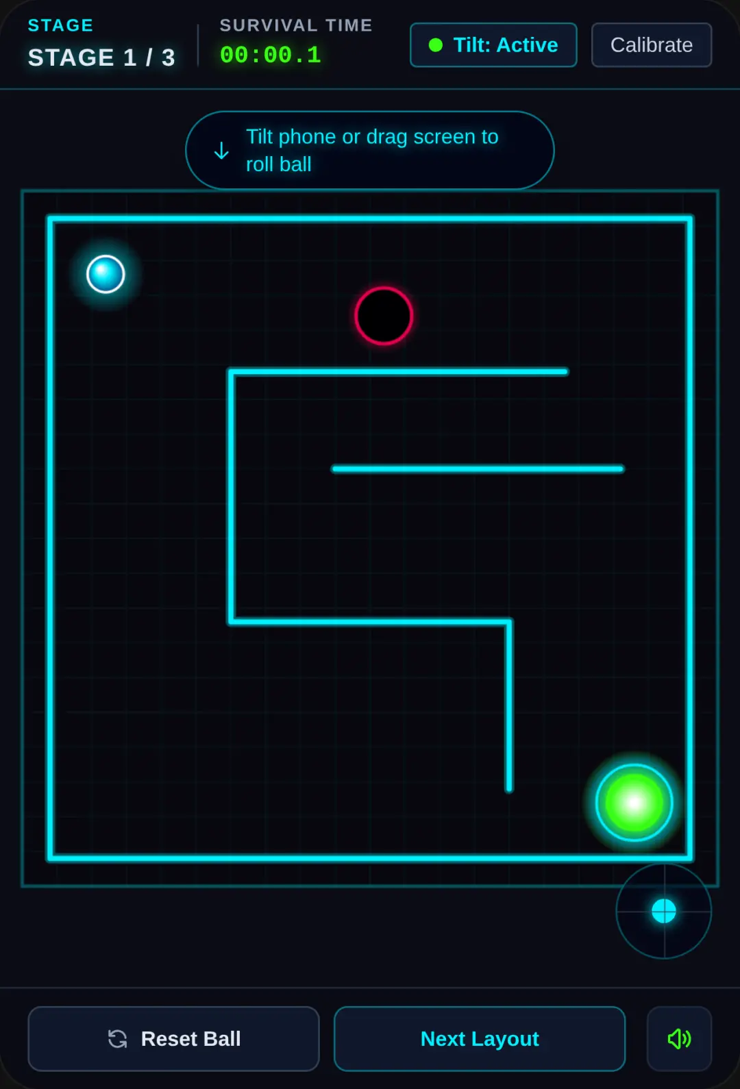 Neon Tilt Maze cover