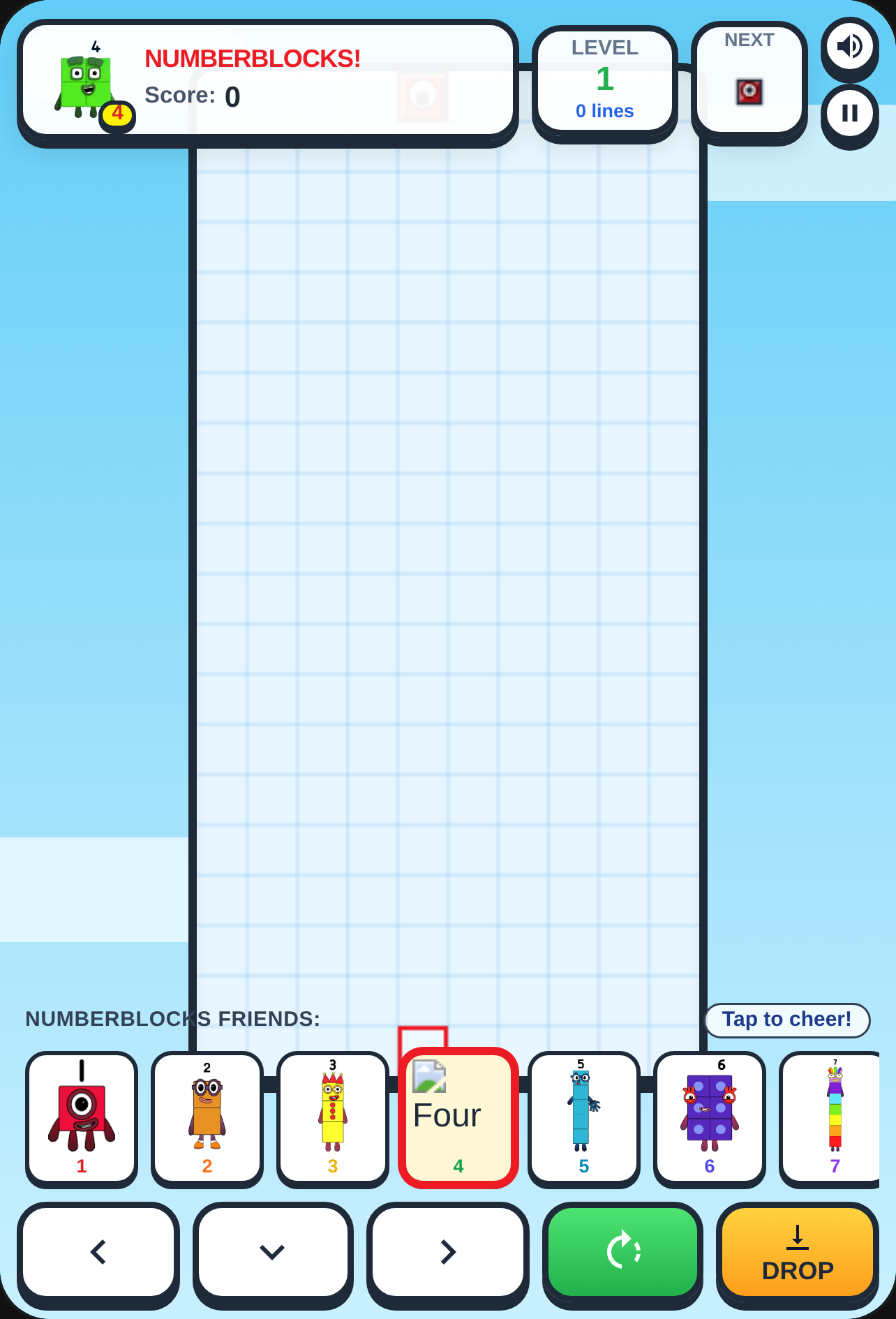 Numberblocks Tetris cover