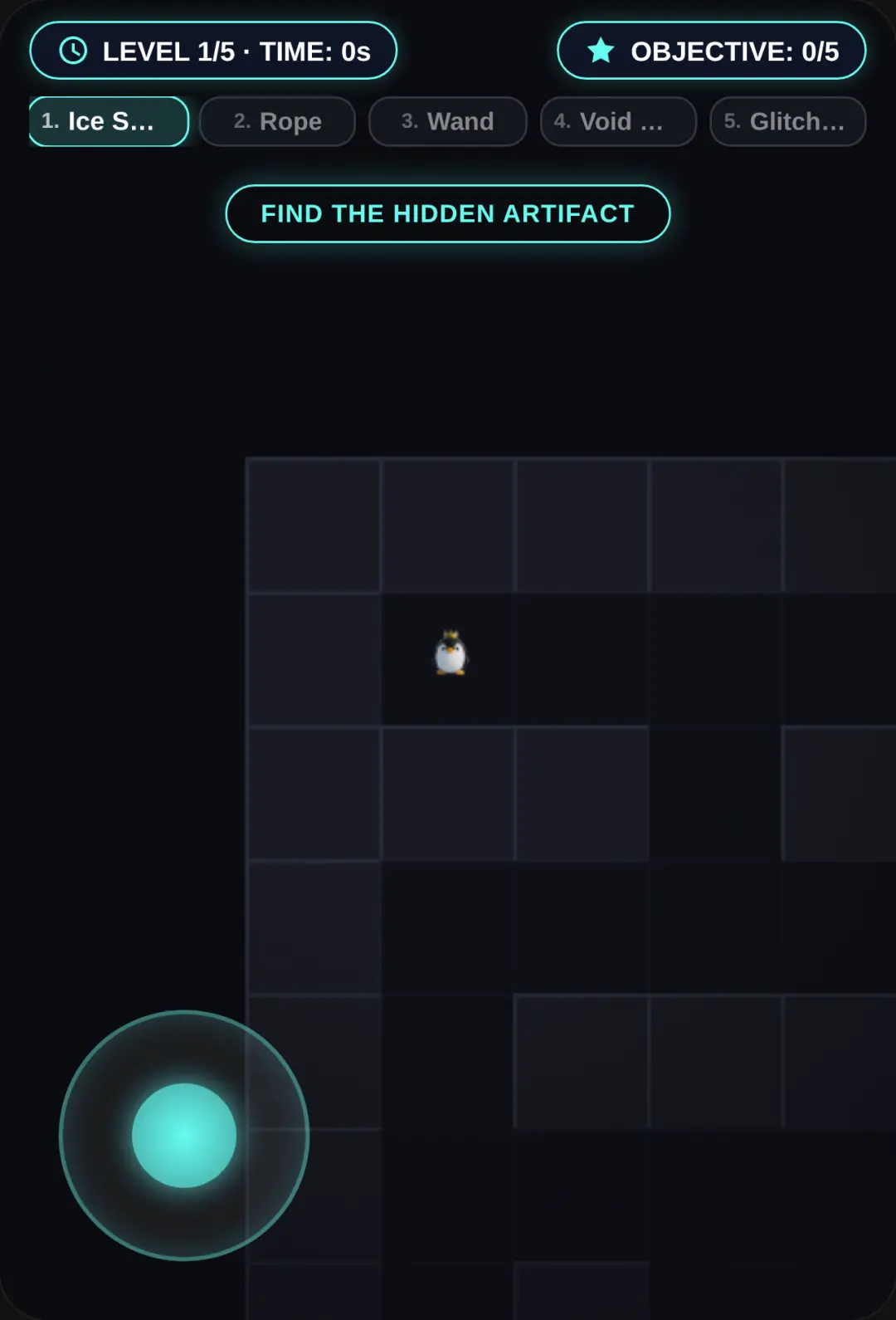 Seek Escape - 5 Item Quest sorry if In wall cover