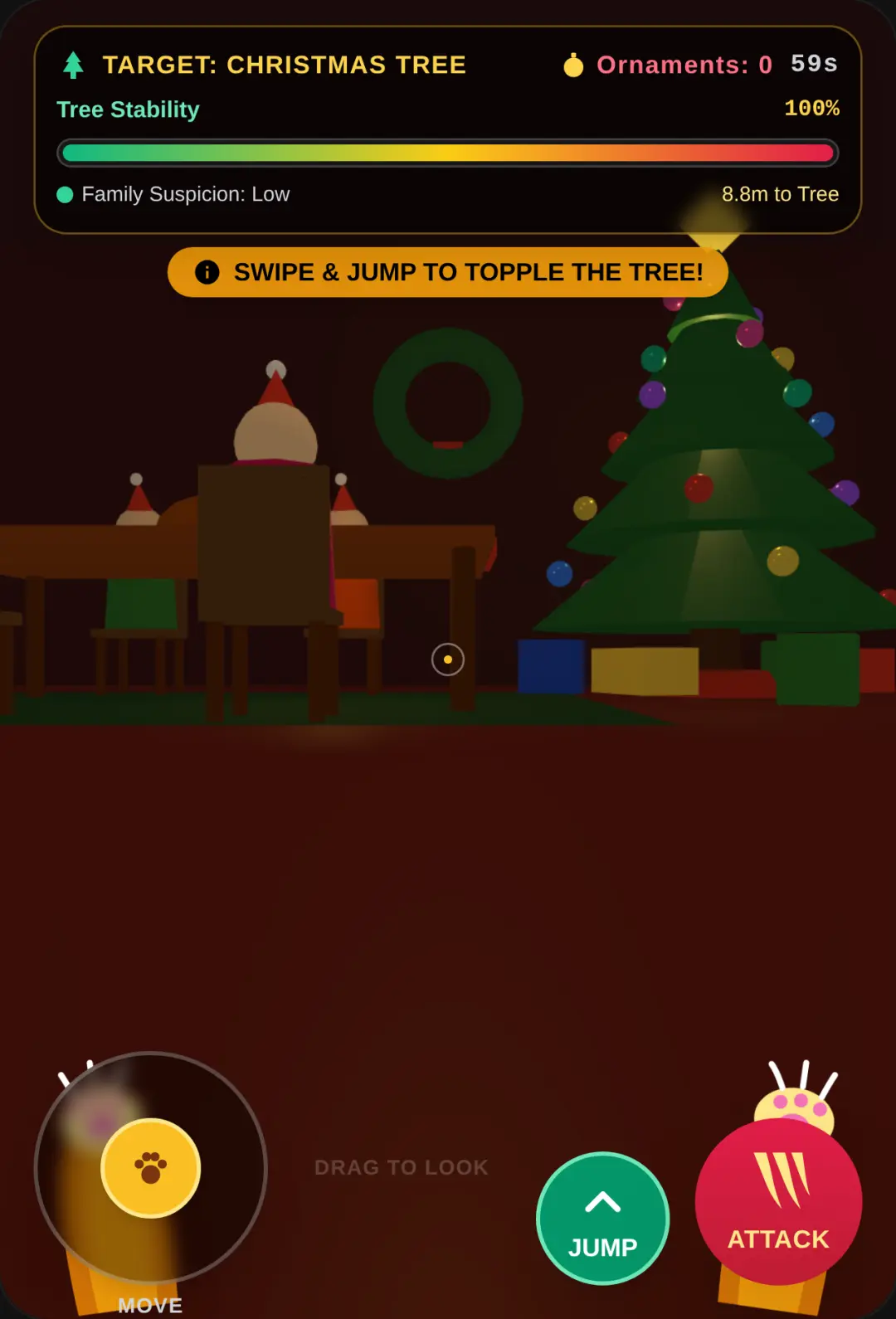 Festive Feline Fiasco - Cat First-Person Christmas cover