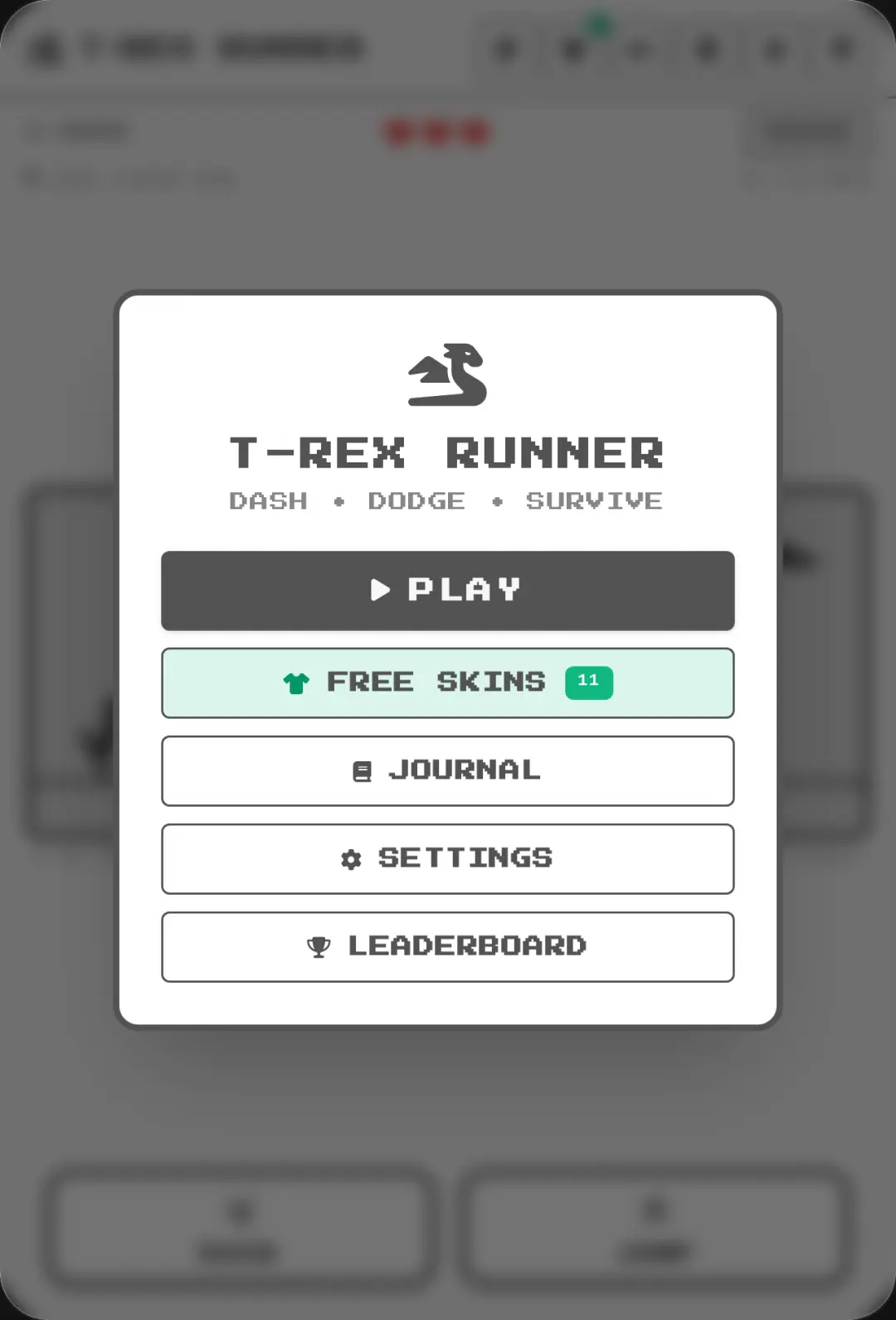 T-Rex Pixel Runner cover