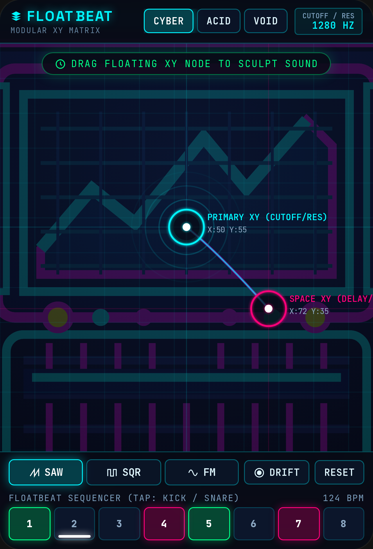 Floatbeat Modular XY Synth cover