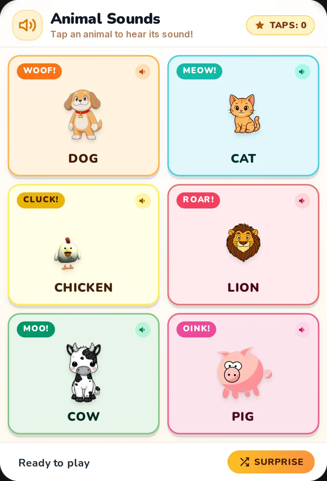 Animal Sounds Soundboard cover