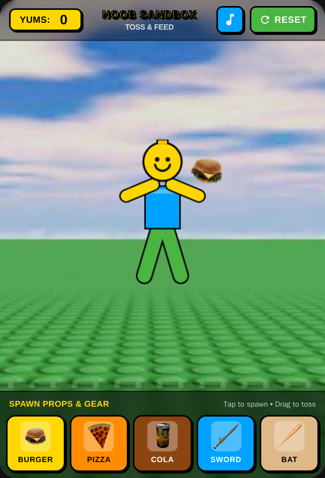 Roblox Noob Ragdoll Sandbox cover