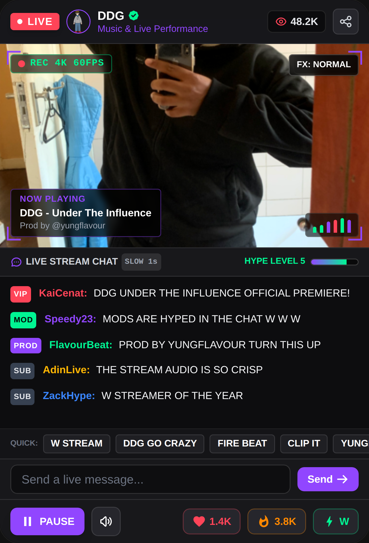 DDG streamer i hopre this blow this up cover