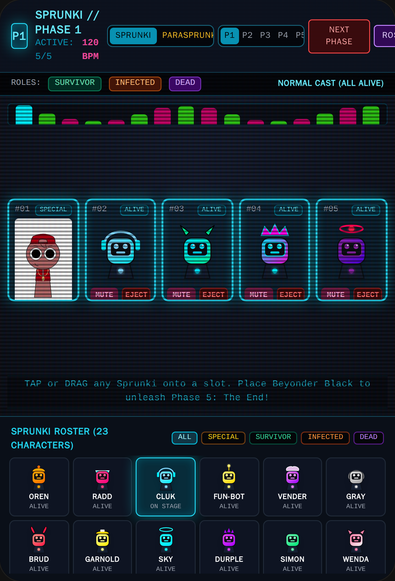 SPRUNKI // PHASE 1 - 5: cyber edition mini update cover