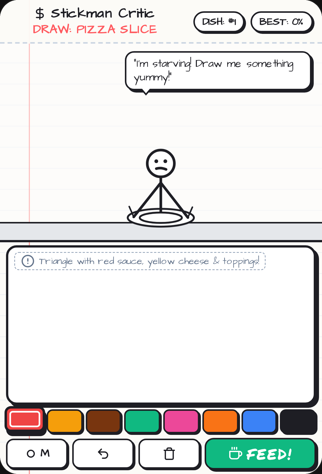 Stickman Food Critic cover