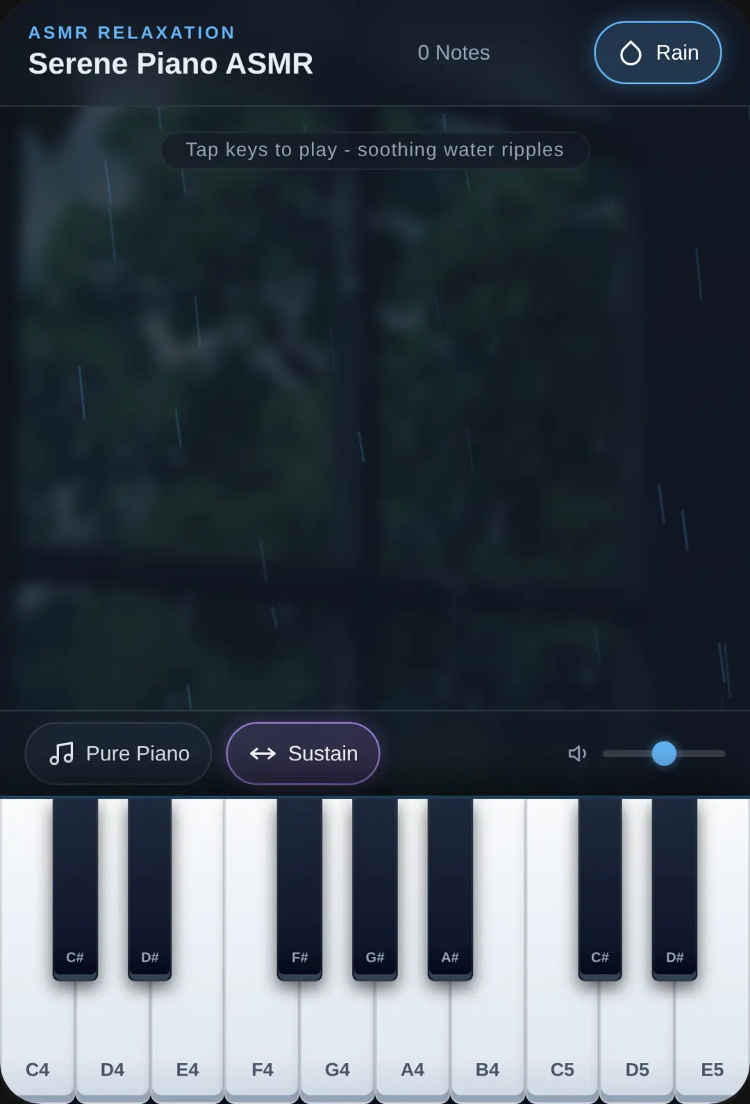 Serene Piano ASMR cover