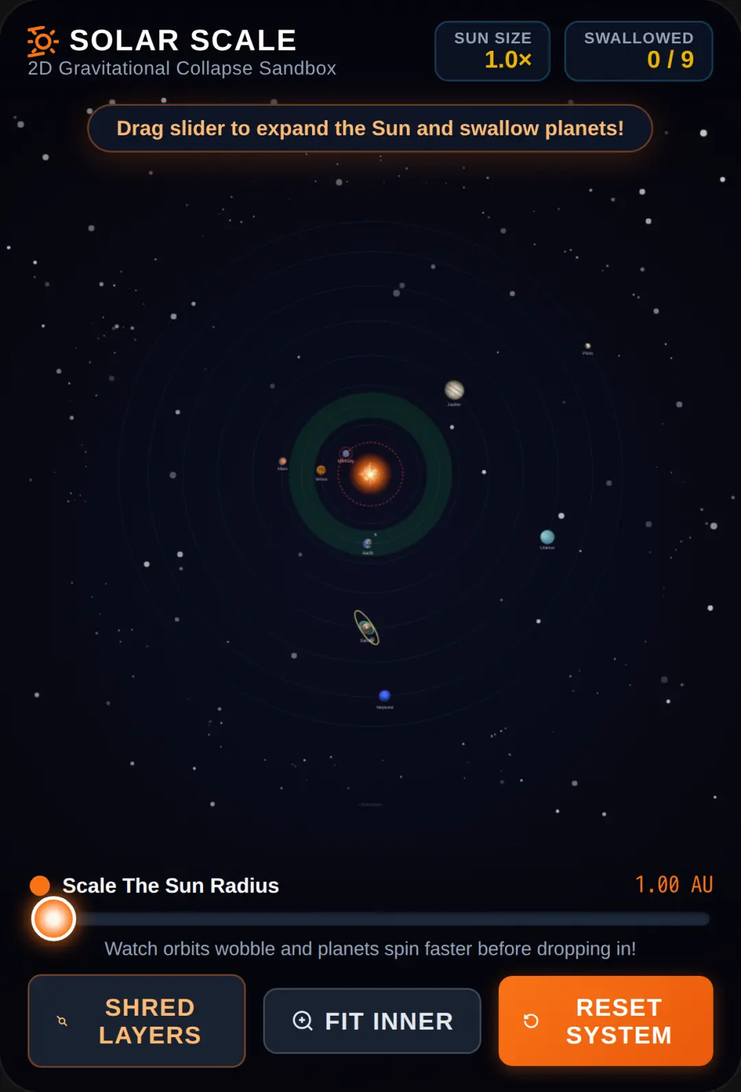Solar Collapse: Scale the Sun cover