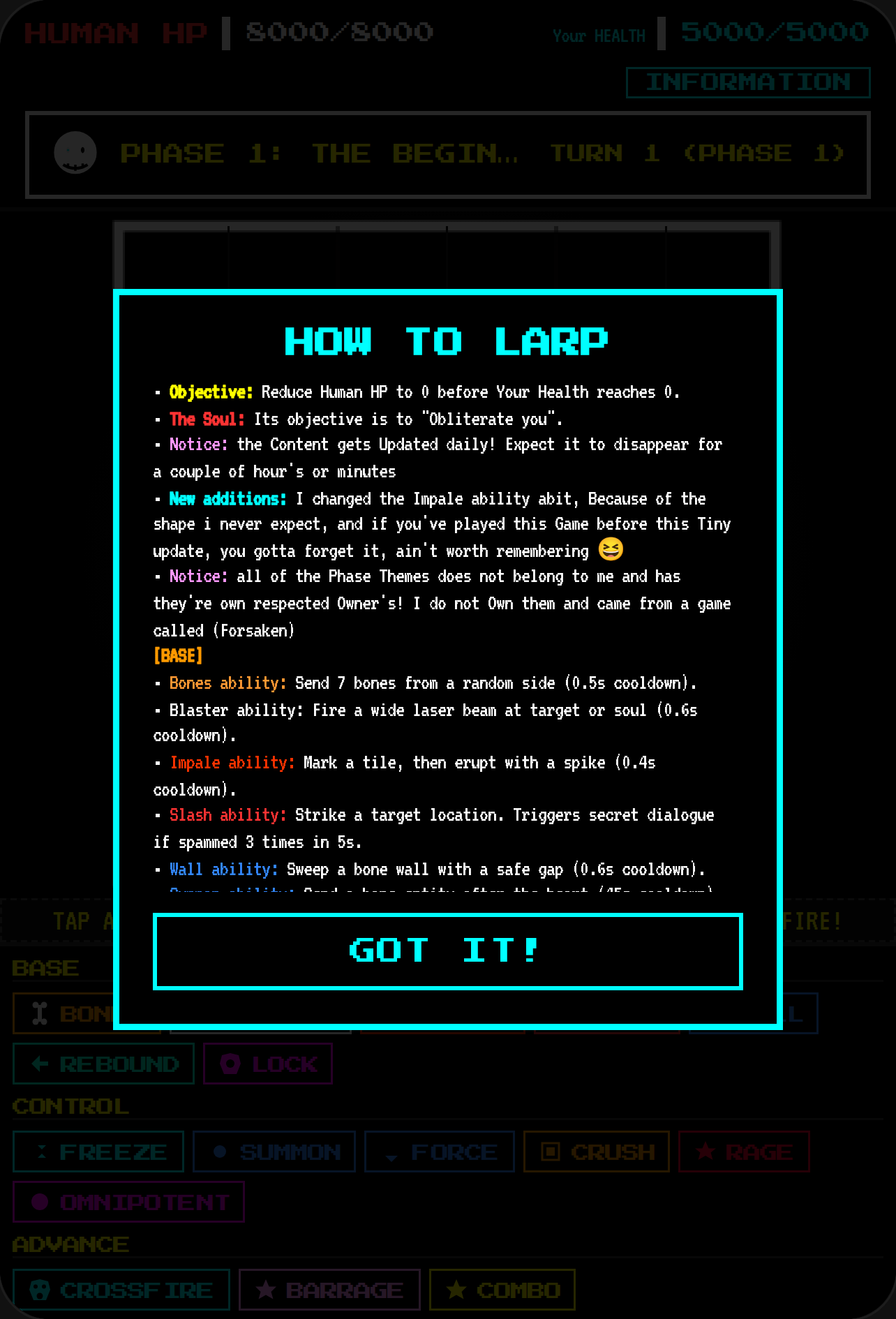 Sans Boss: Trap the Soul