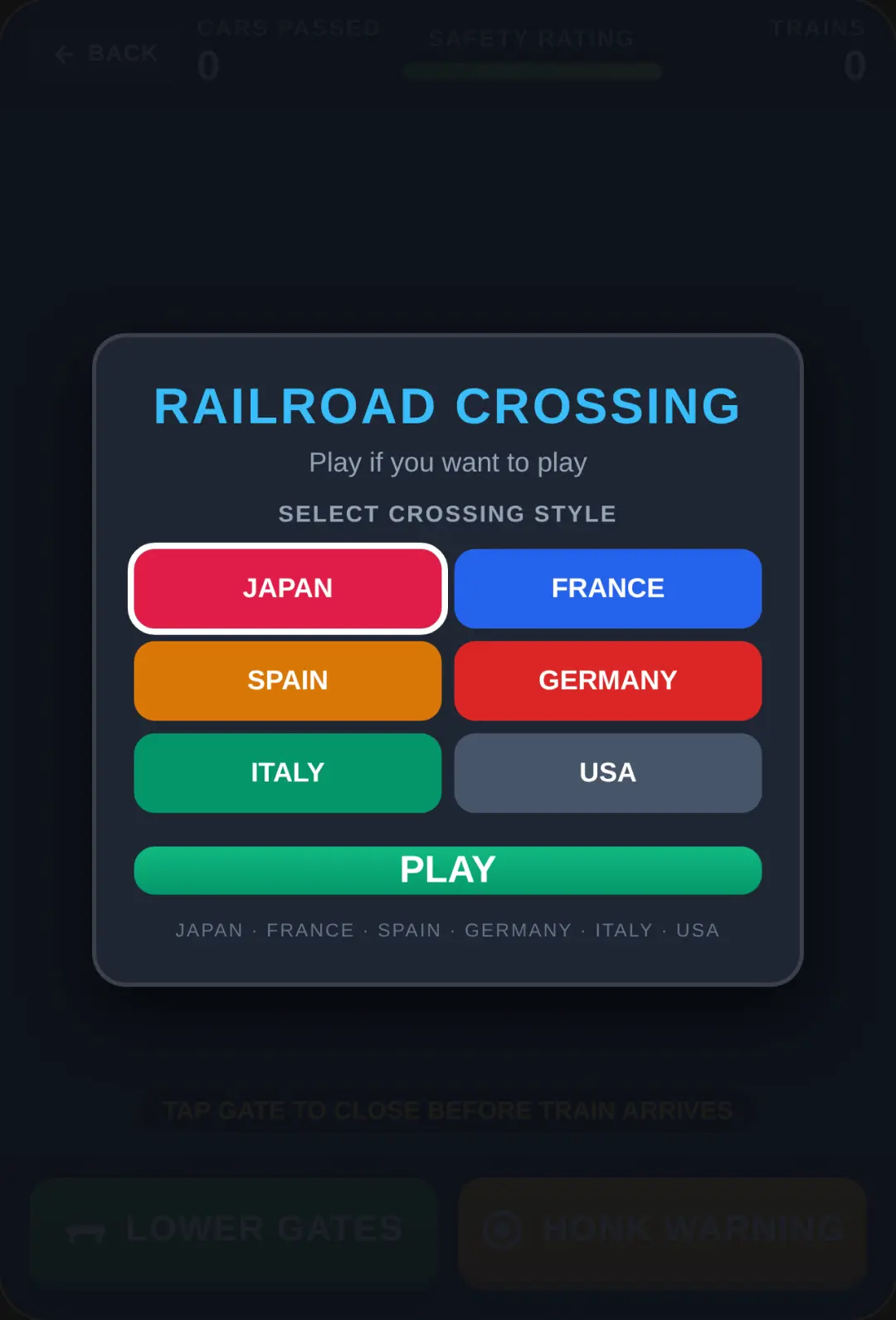 Railroad Crossings! cover