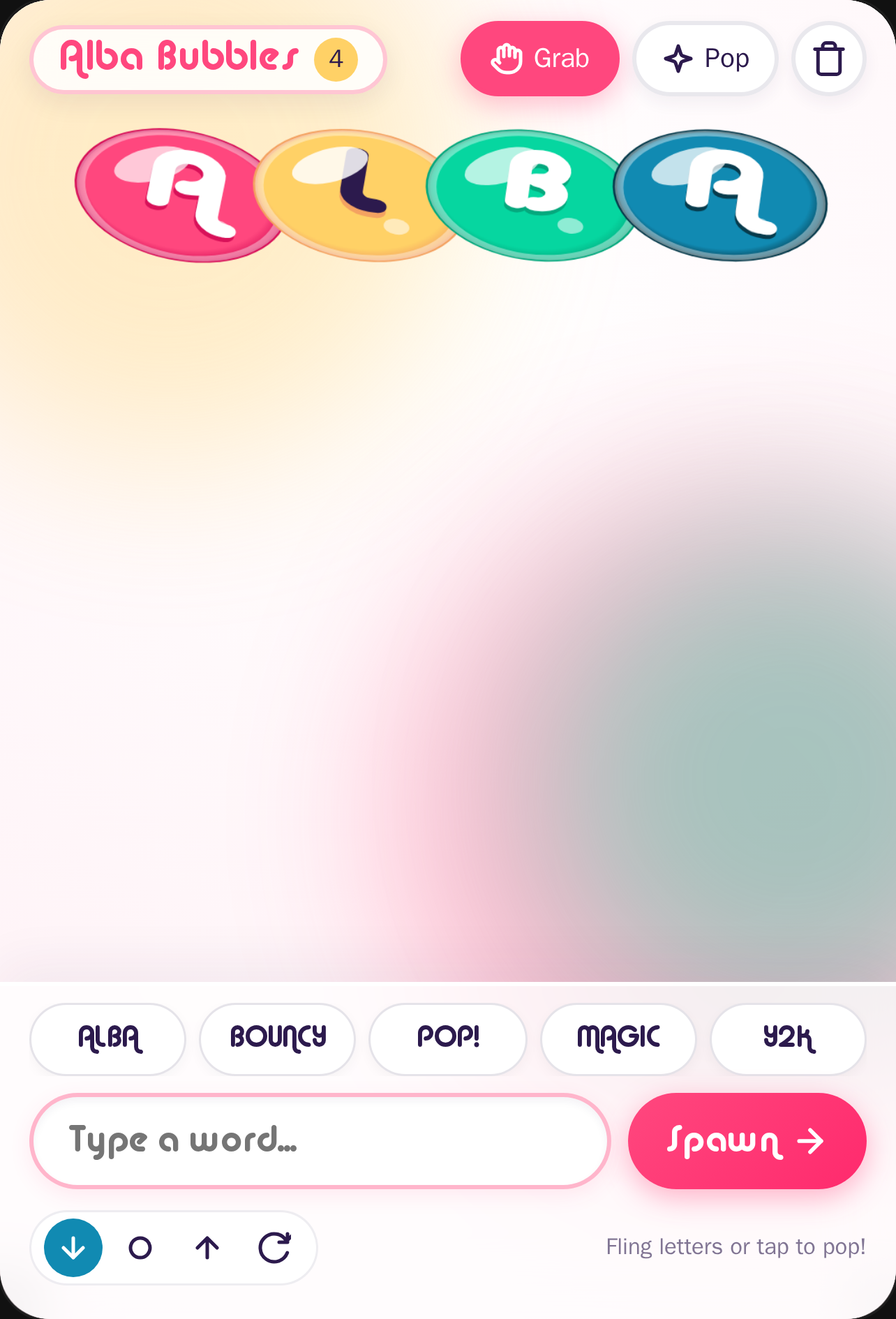 Alba Bubble Letters cover