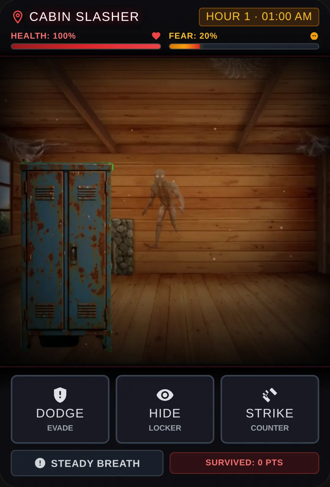 CABIN SLASHER: SURVIVE THE NIGHT cover