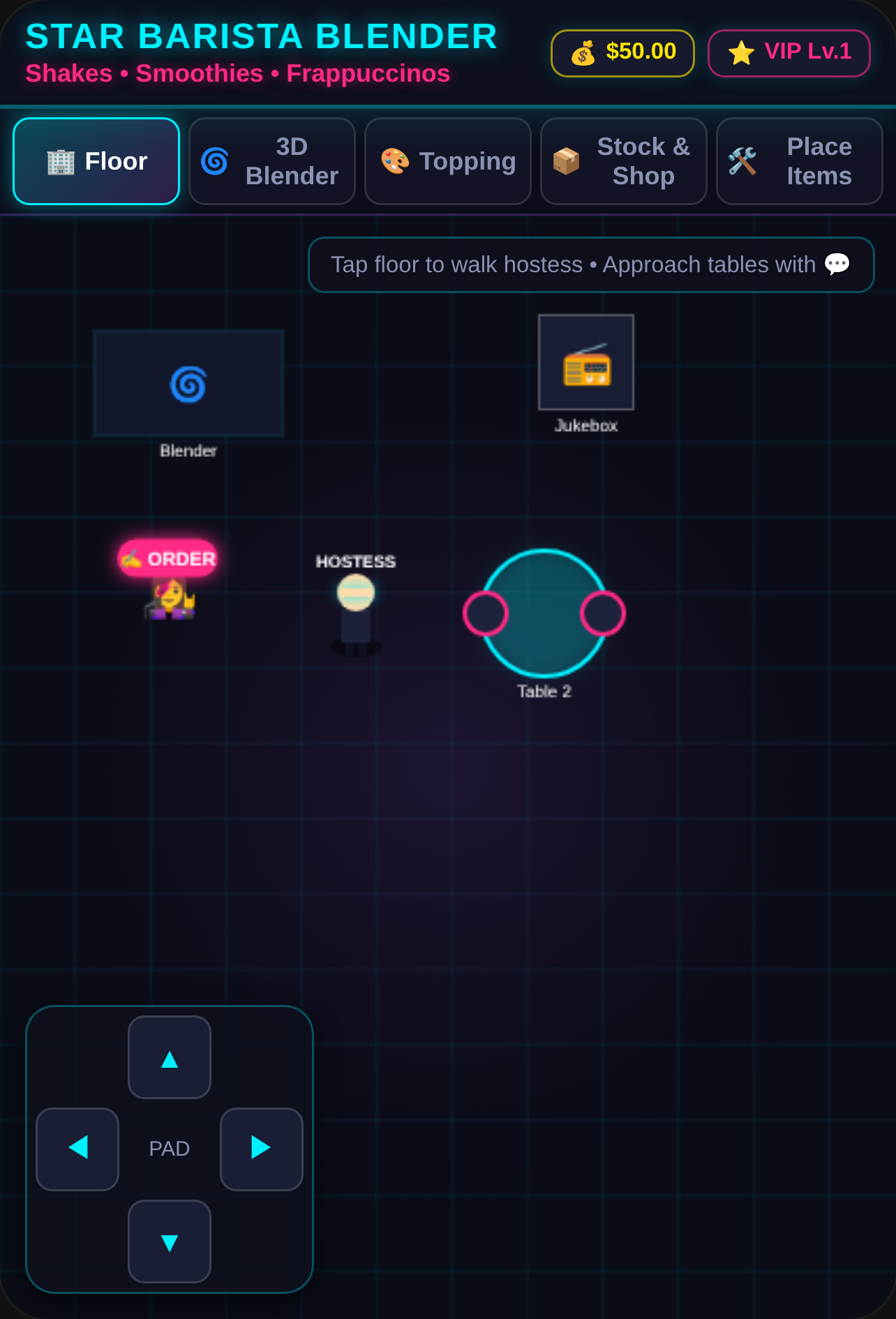 Neon Blend Lounge & Shop Simulator