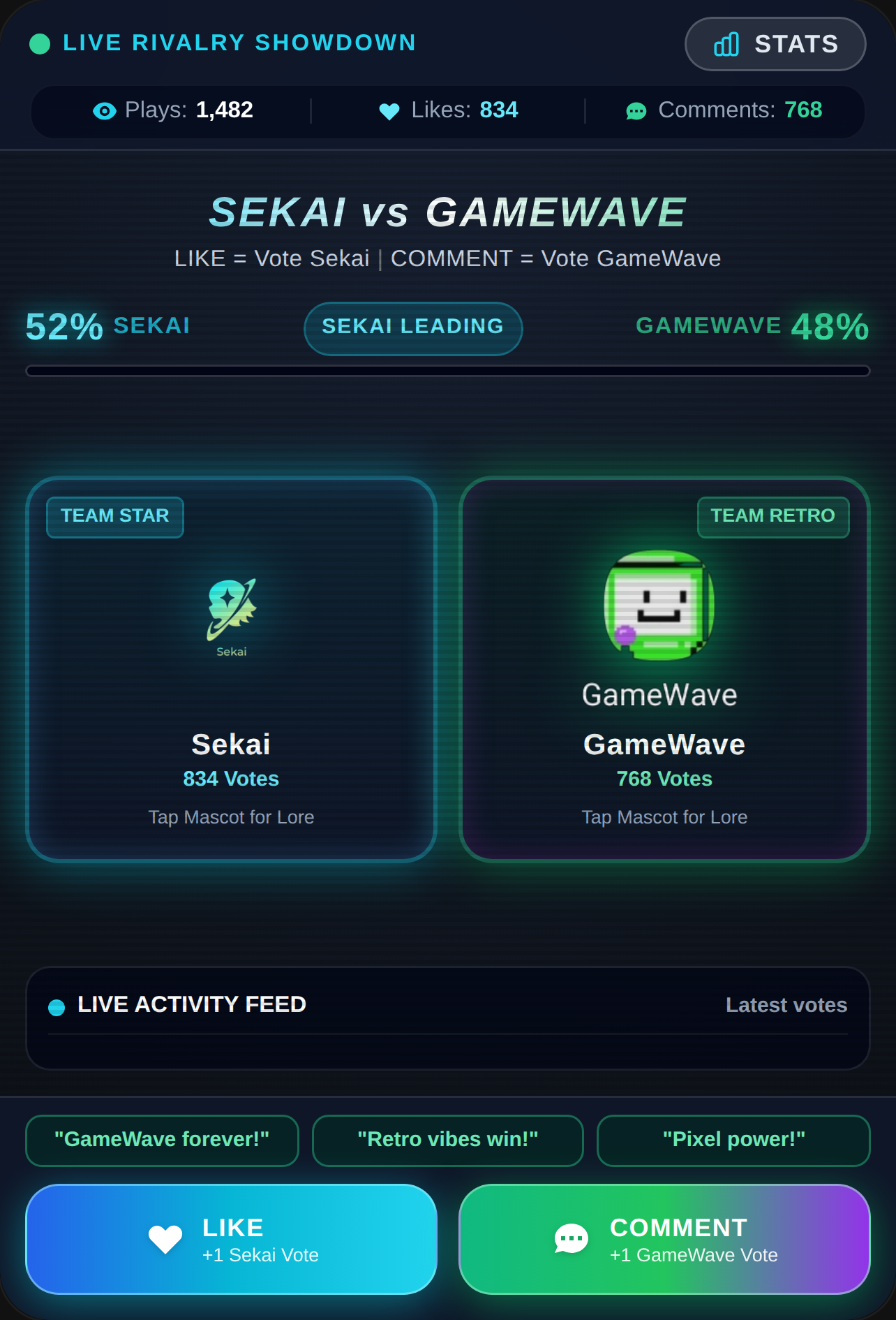 Sekai vs GameWave: The Ultimate Showdown cover