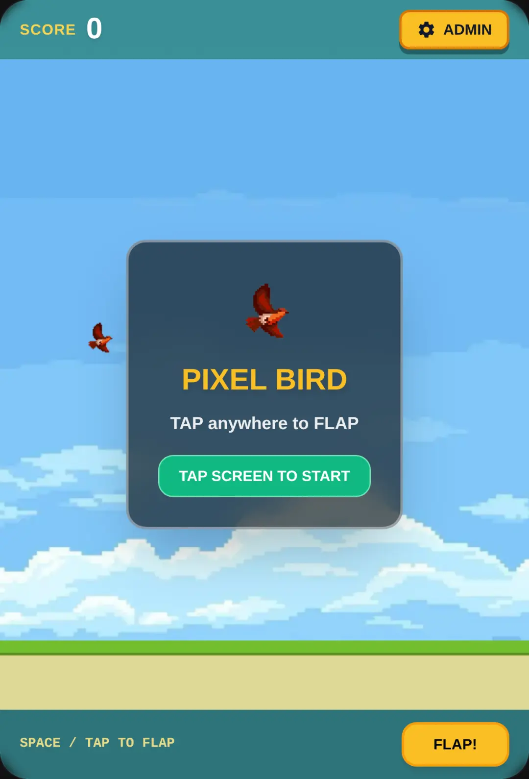 Pixel Bird Admin cover