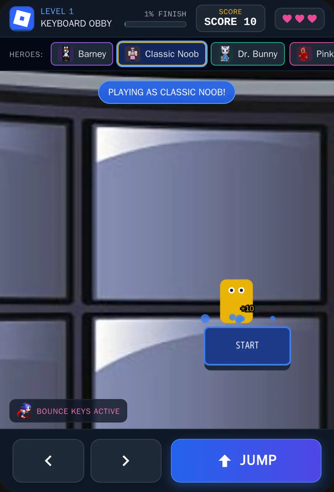 Keyboard Obby: Crossover Rush cover