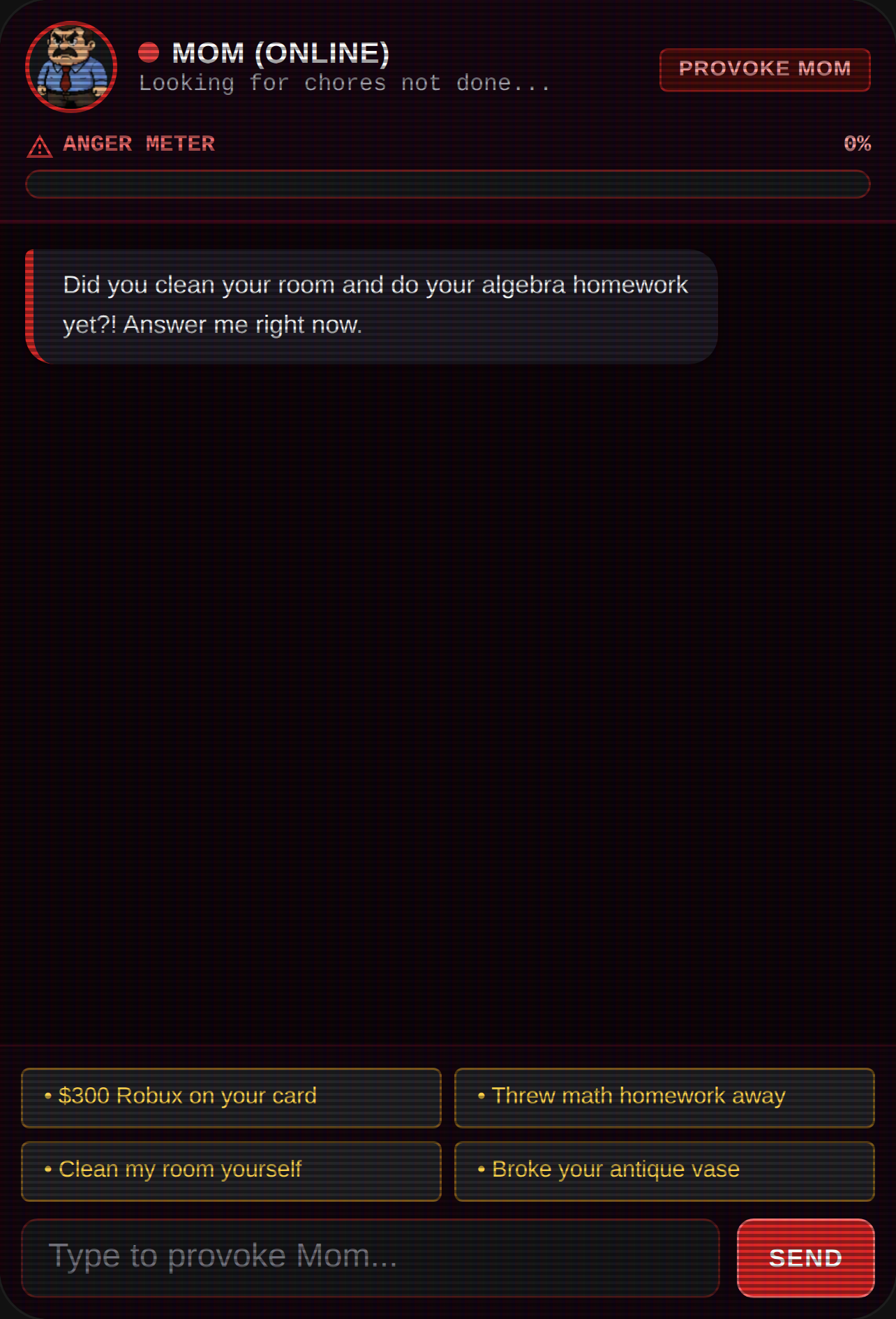 Omega Mom - Chat Boss Fight cover