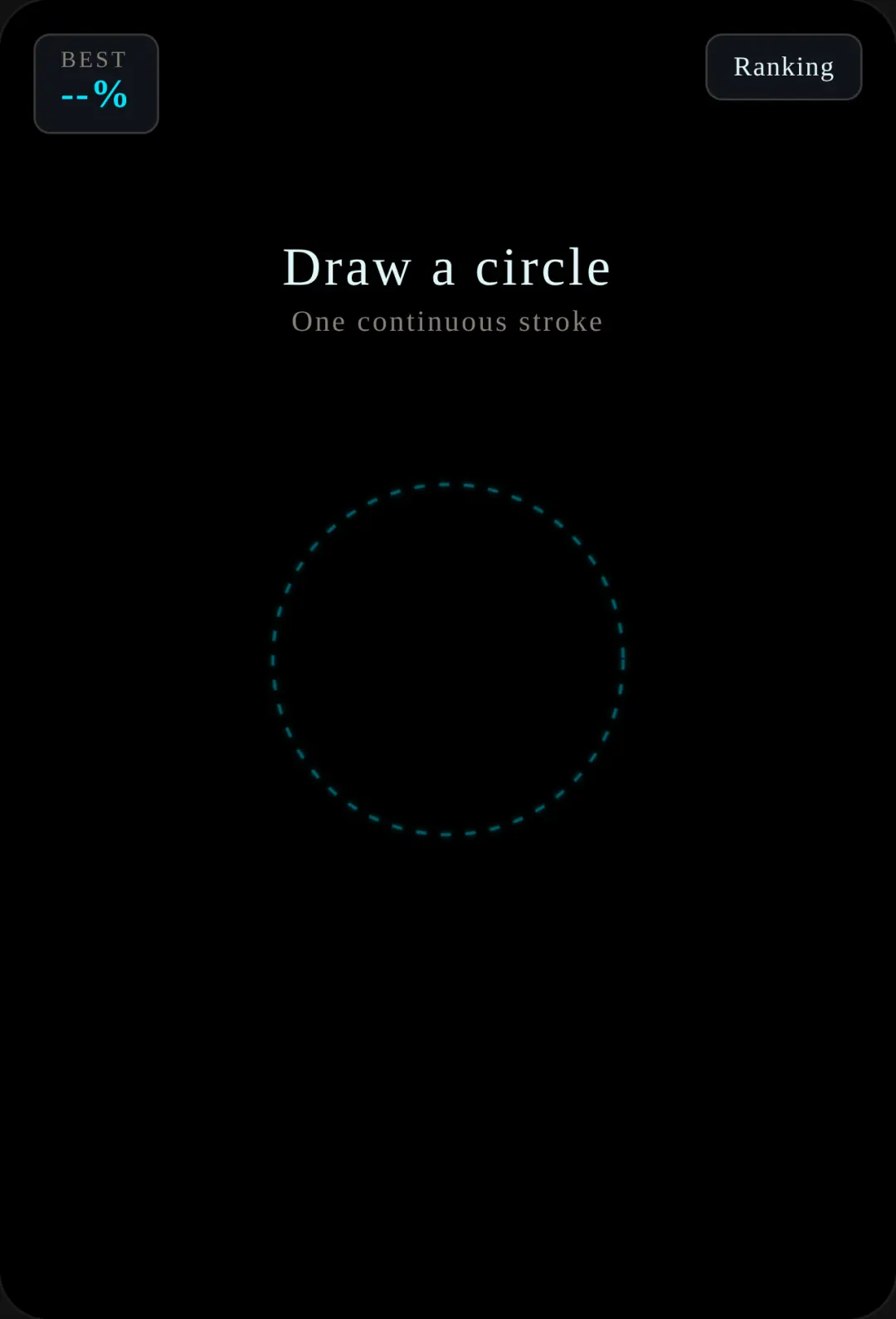 Try To Draw A Perfect Circle