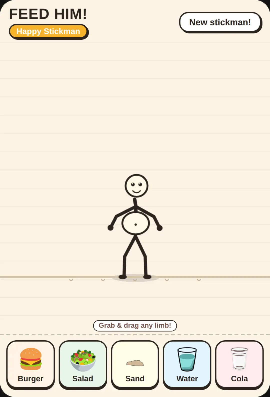 Chonky Stickman Ragdoll cover