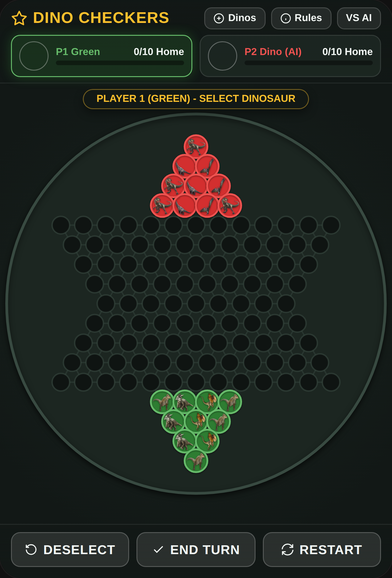 Dino Chinese Checkers cover