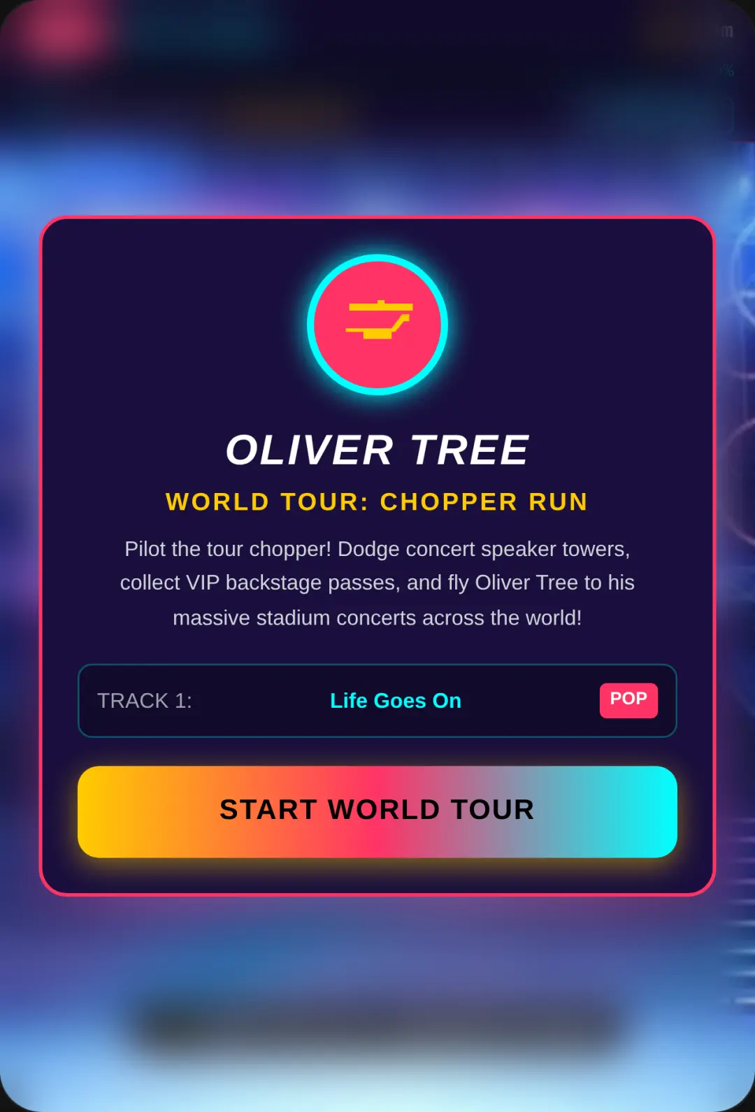 Oliver Tree Chopper Tour cover