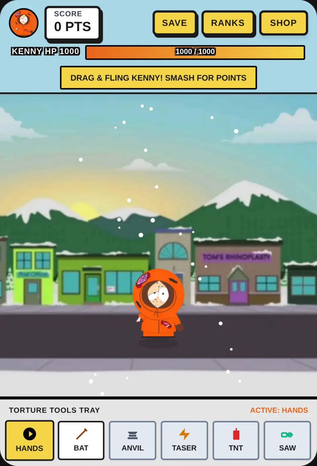 Torture Kenny - South Park Sandbox cover