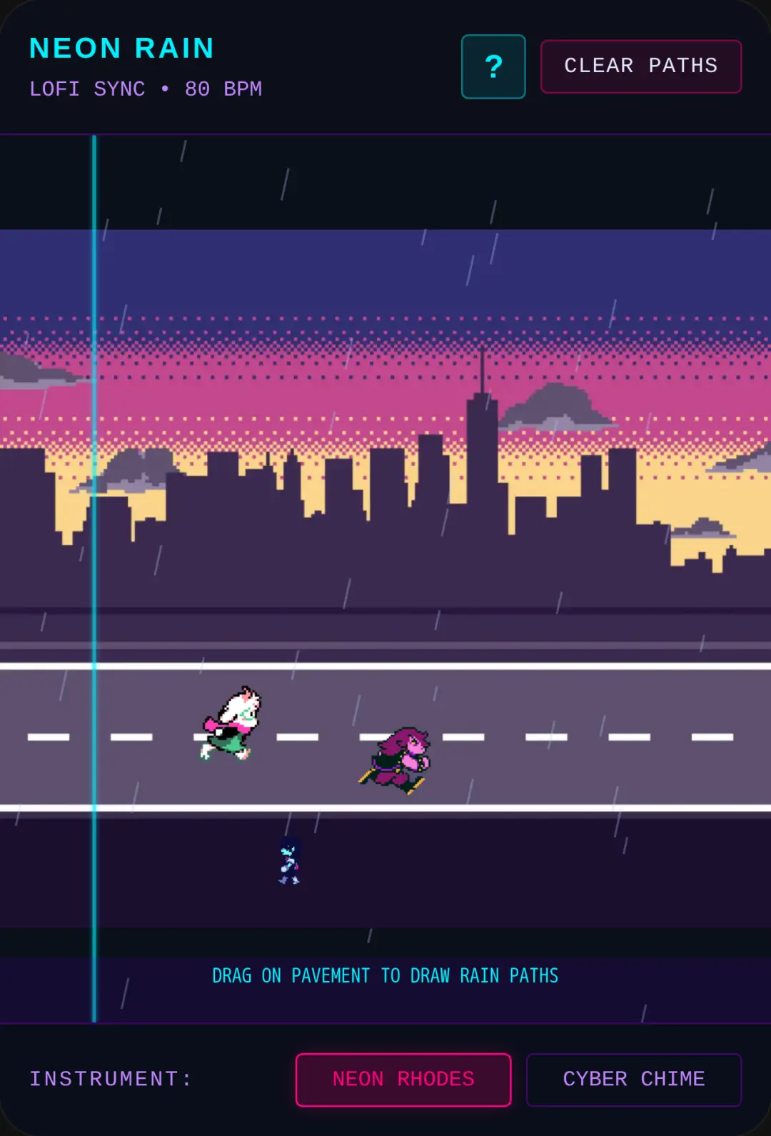 Neon Rain cover