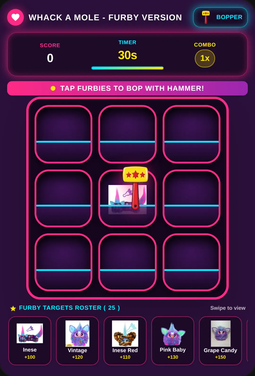 Whack a Mole - Furby Version cover