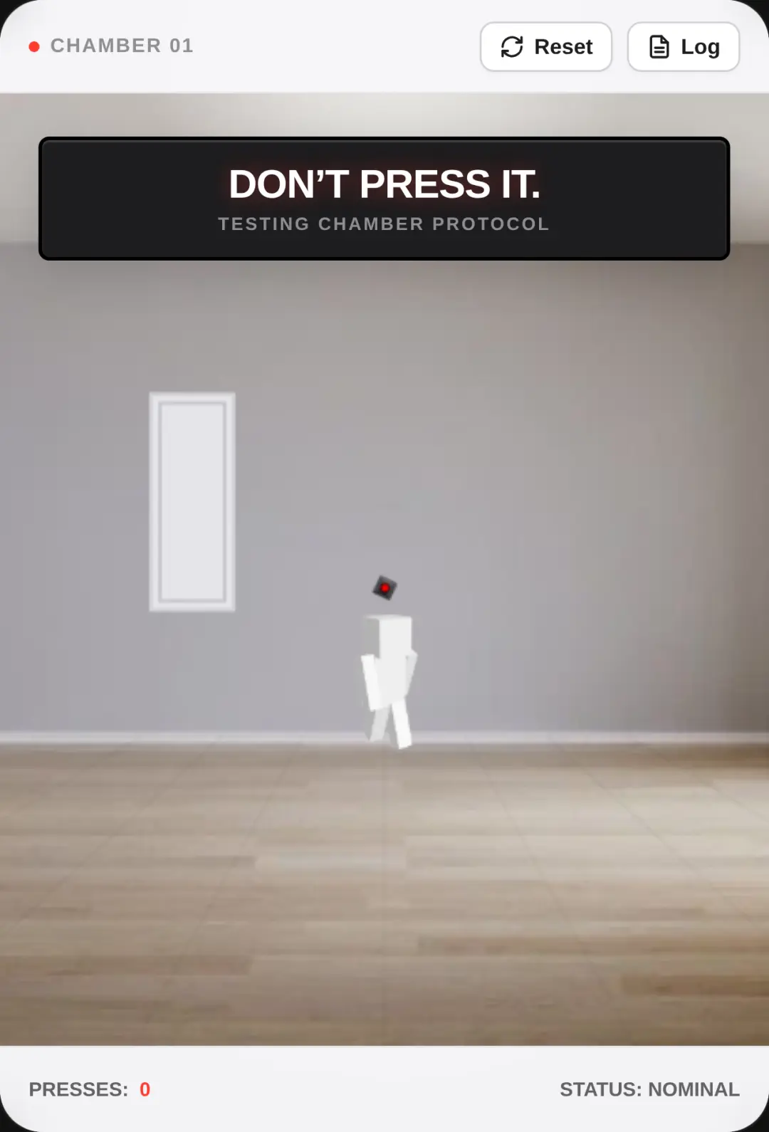 DON’T PRESS IT cover