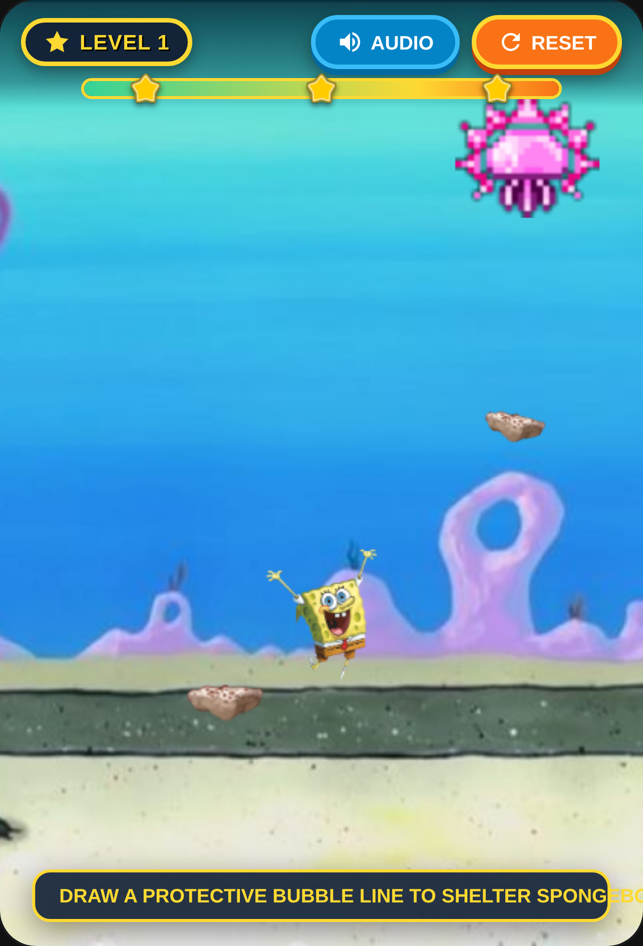 Save SpongeBob - Underwater Physics Puzzle cover