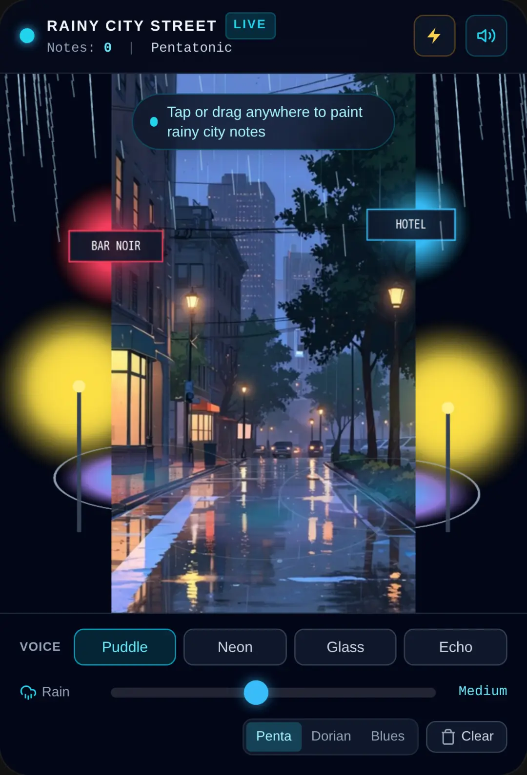 Rainy City Street Music cover