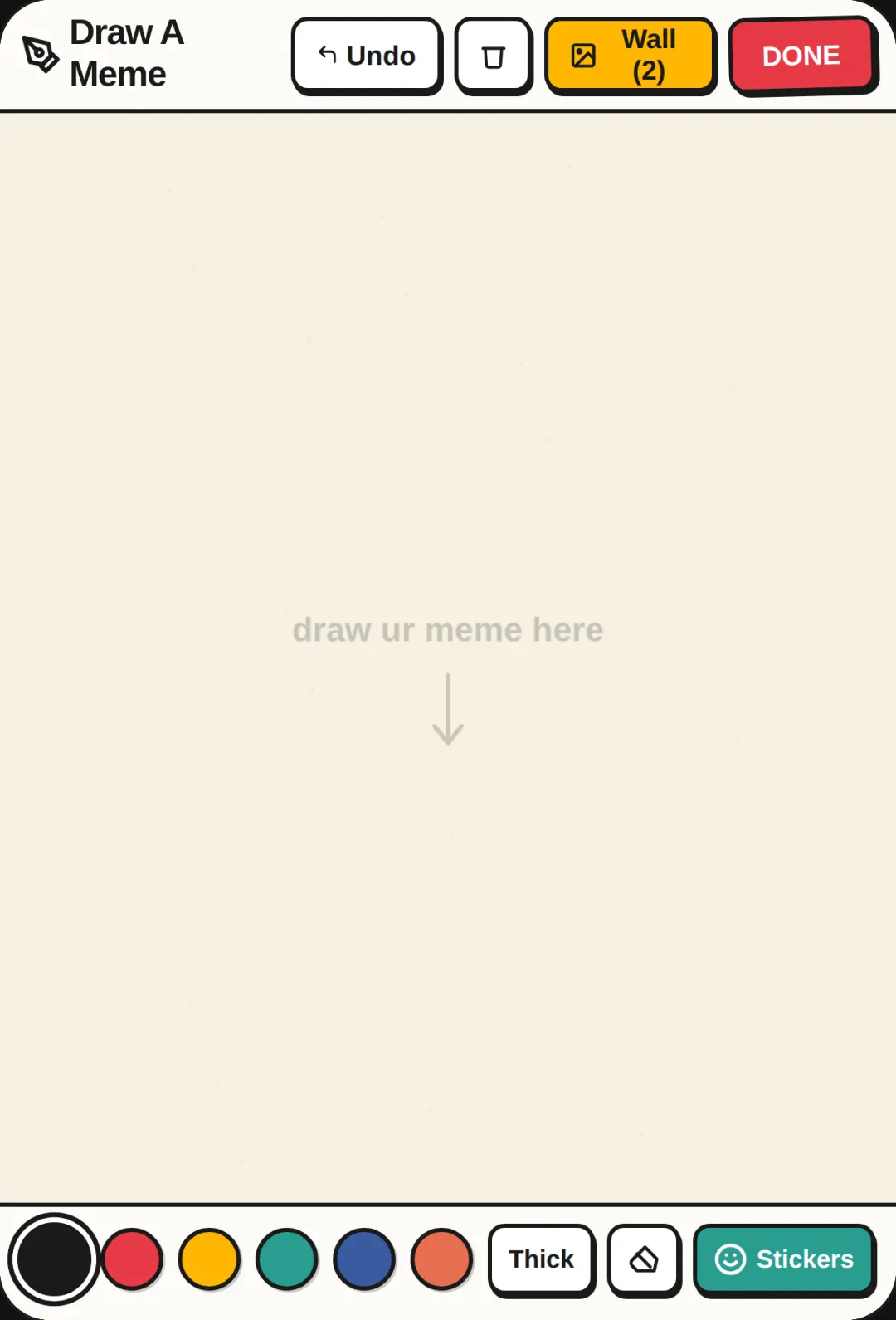 Draw A Meme - Sketchbook & Crowded Wall cover