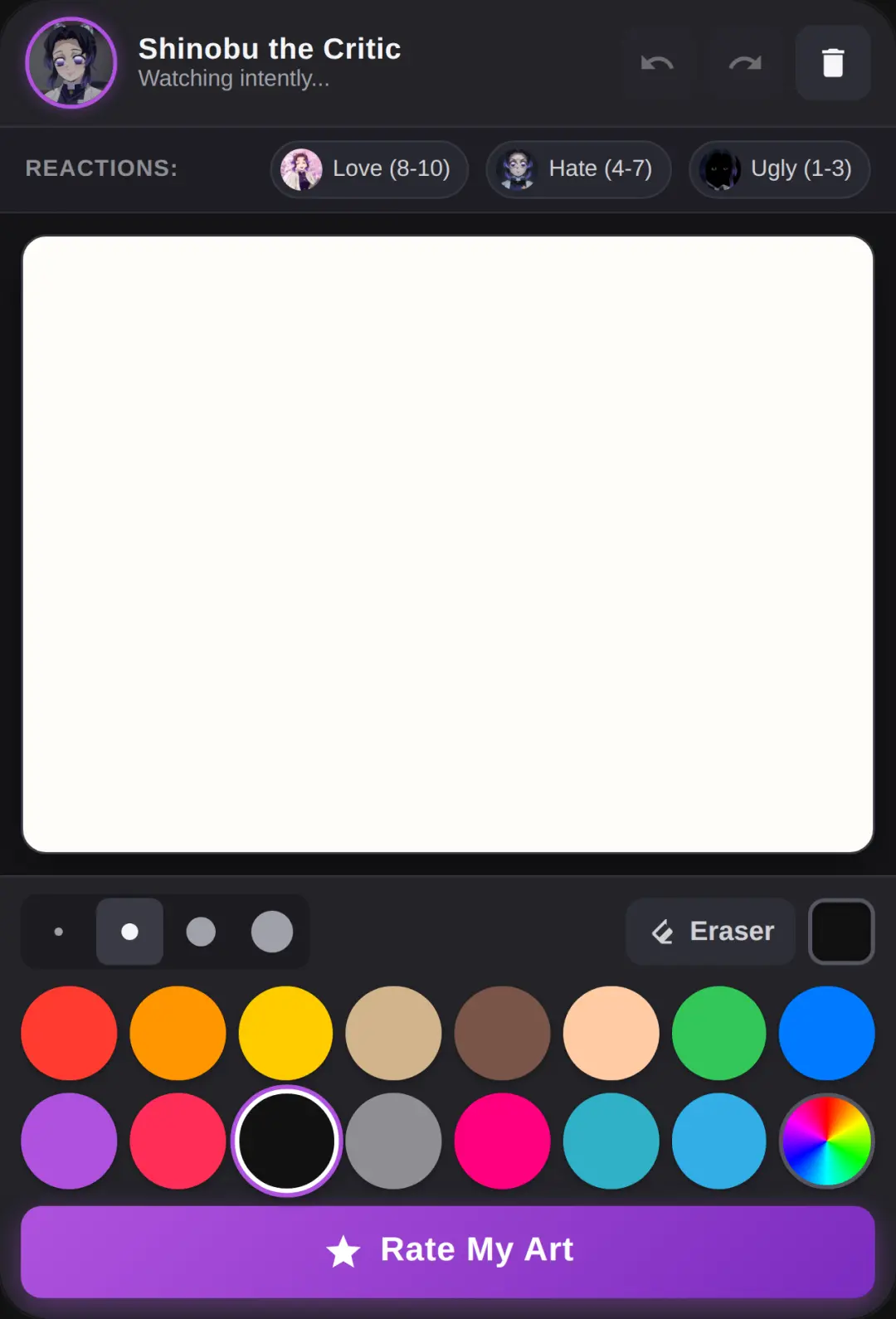 Rate your Art with shinobu!! cover
