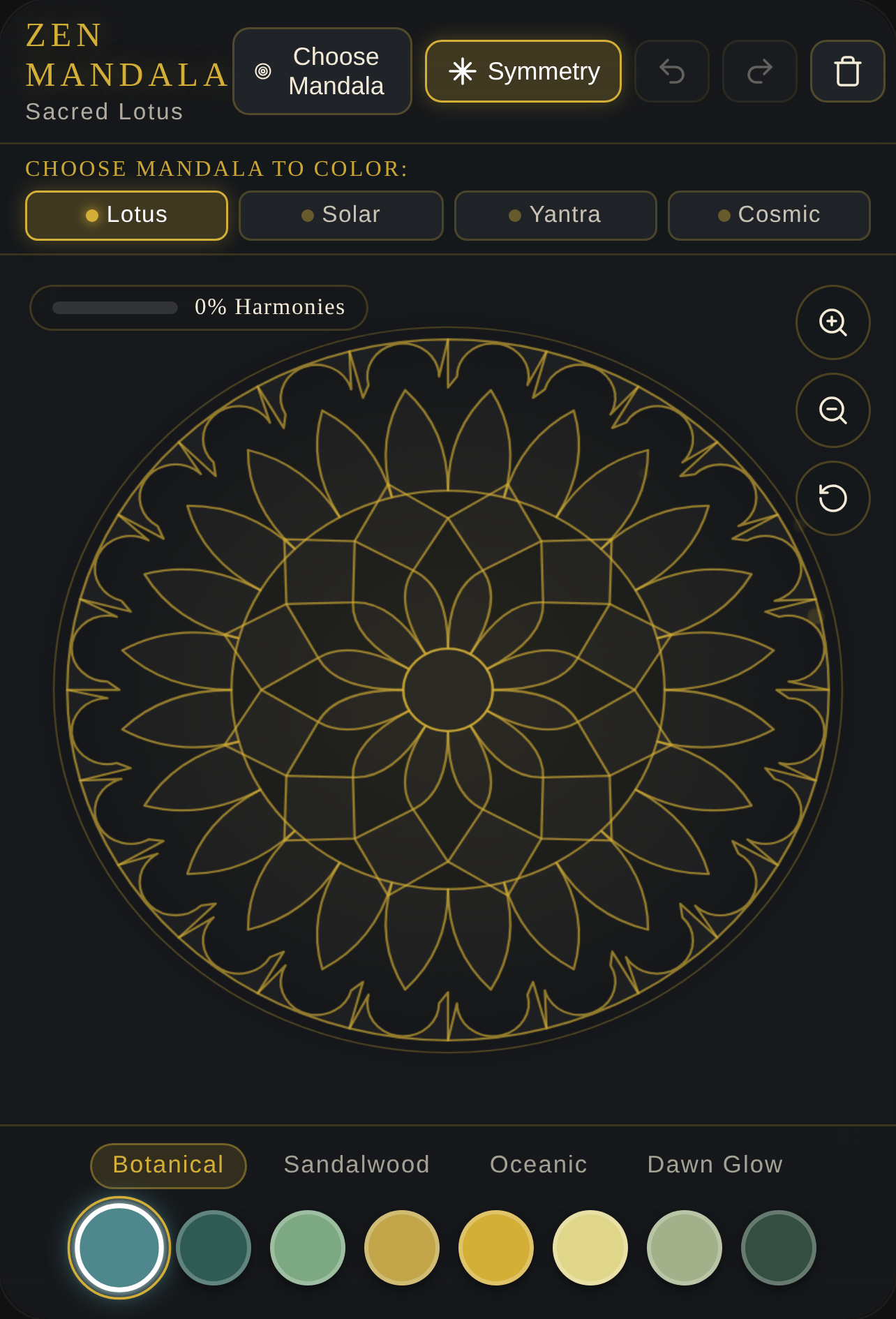 Zen Mandala Canvas cover