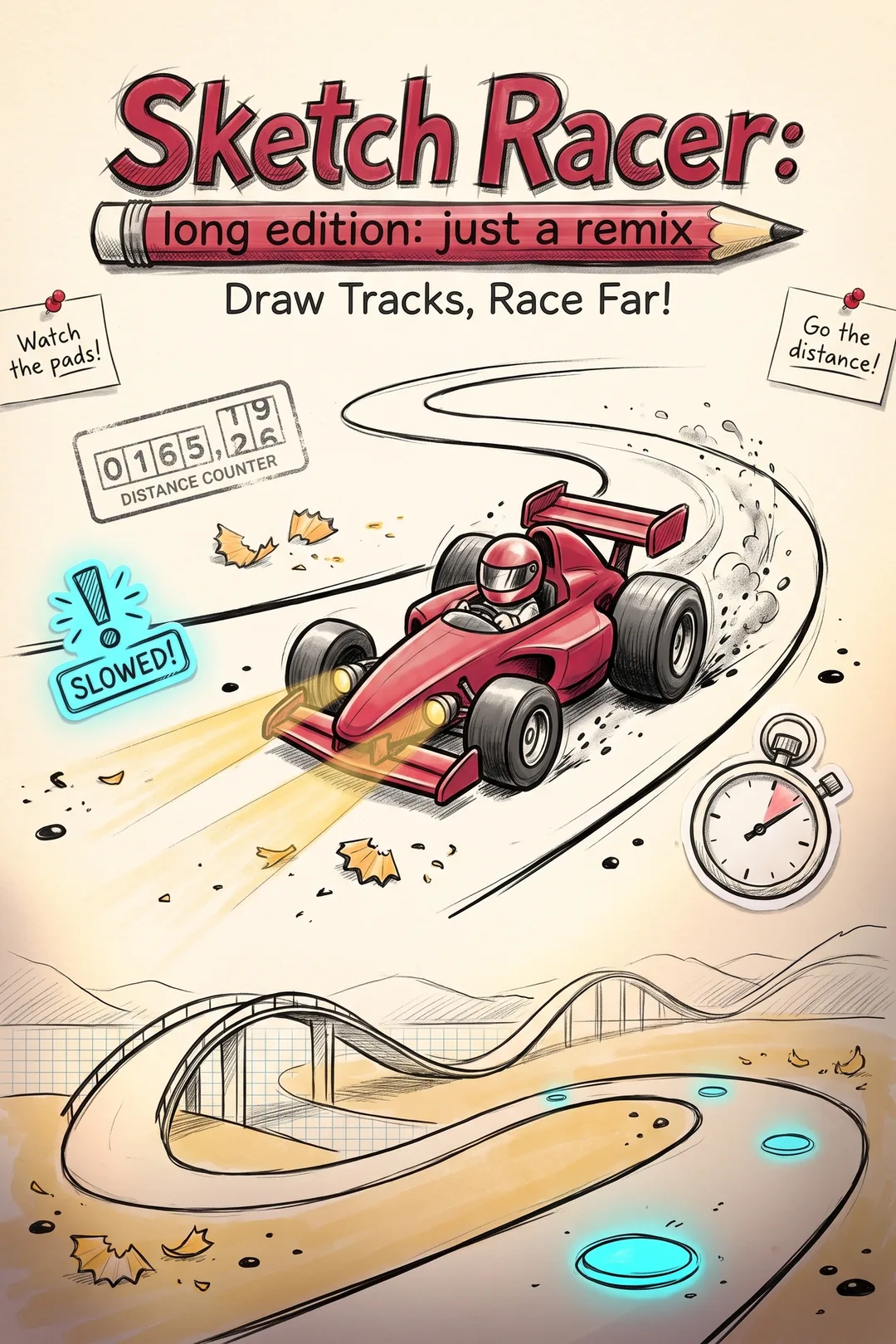 Sketch Racer: long edition: just a remix