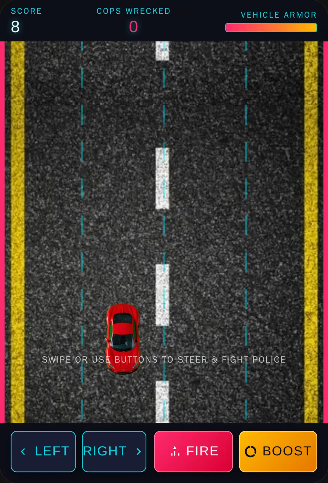 Neon Pursuit: Police Fight cover