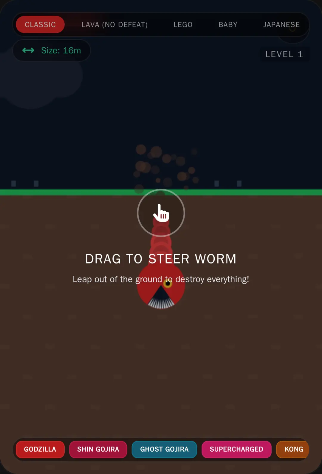 Mega Worm Destroyer 2D cover