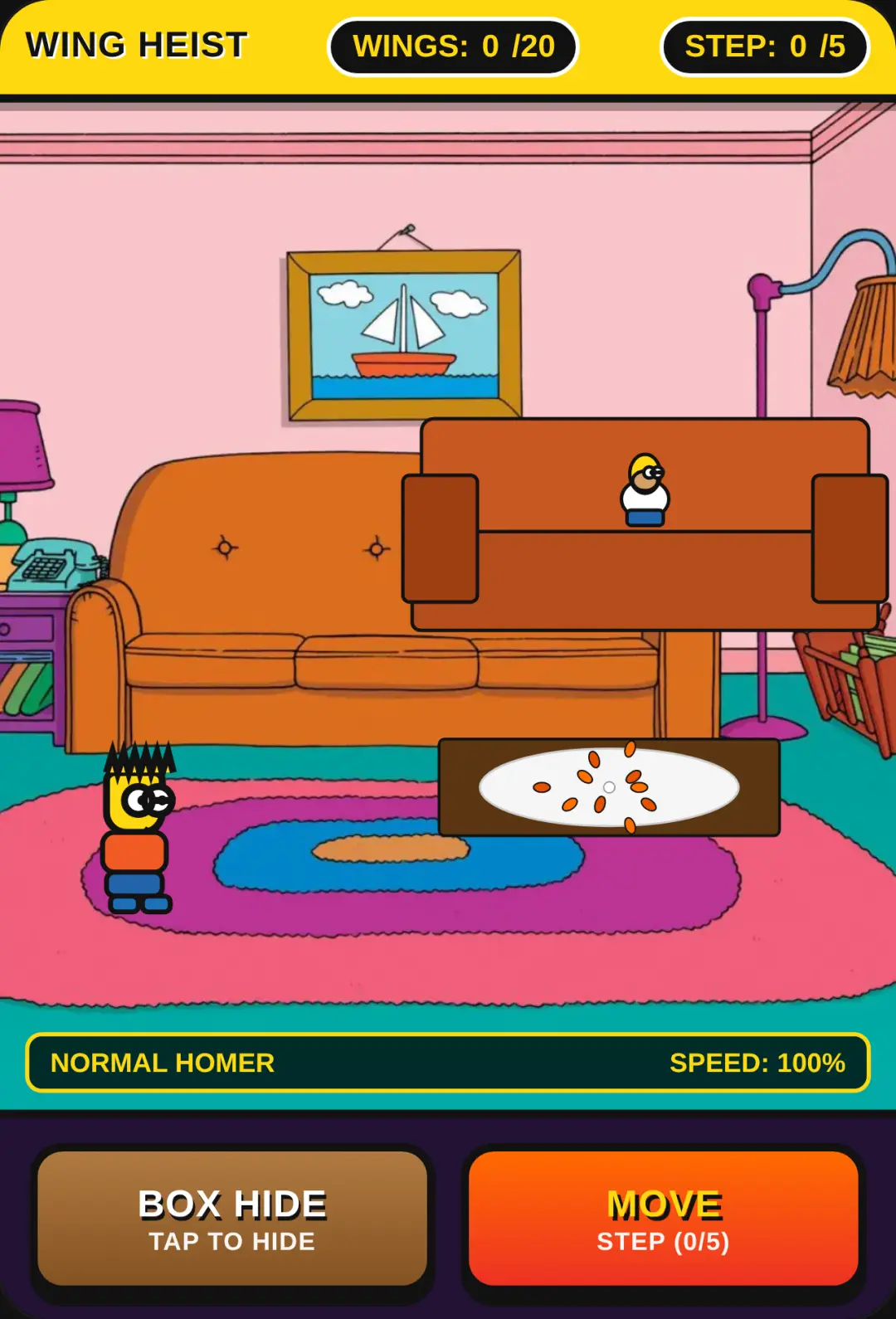 The Boneless Wing Heist: Bart's Couch Infiltration cover