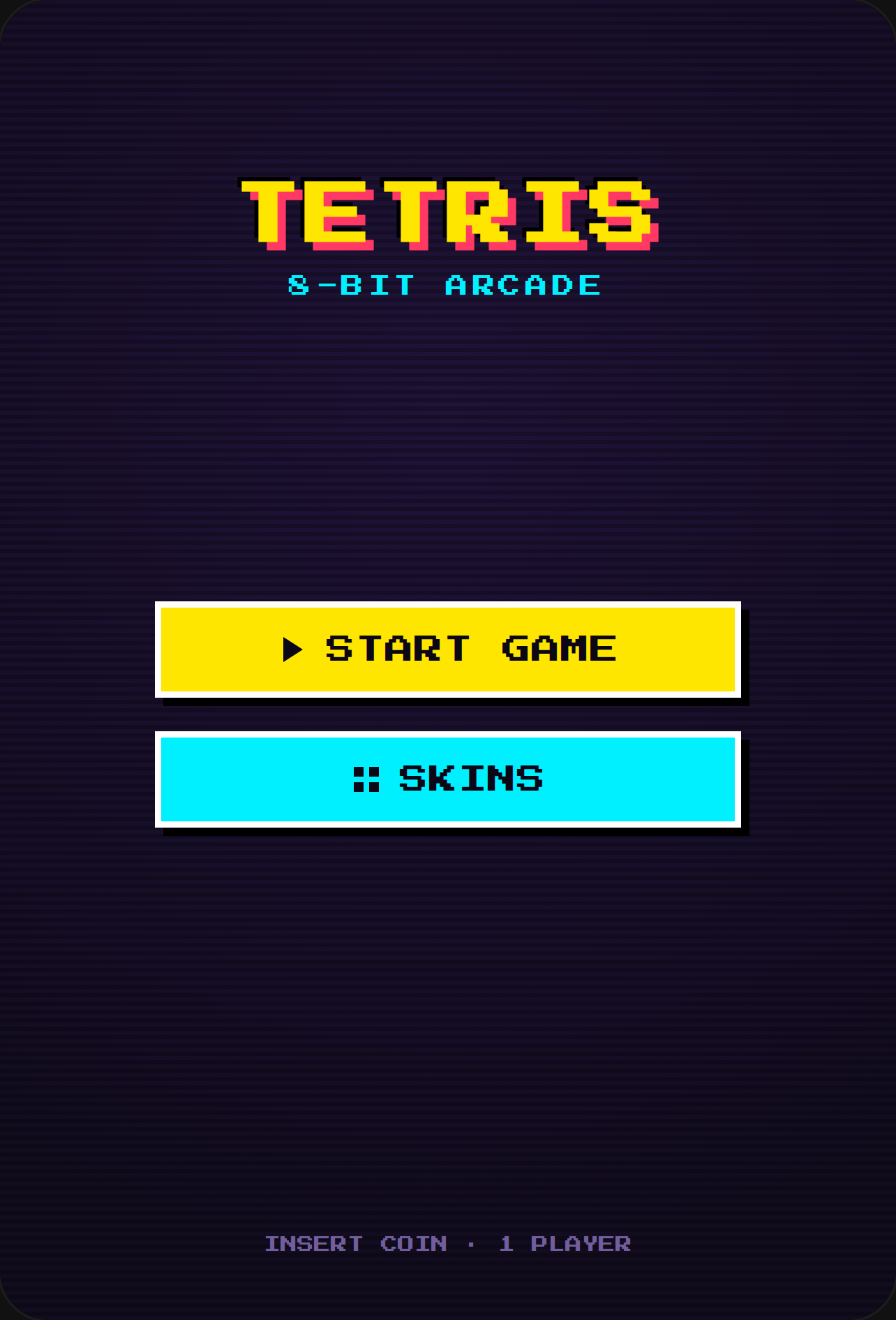 8-Bit Retro Tetris cover