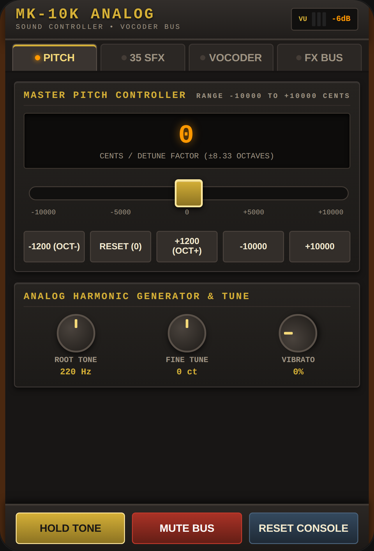 Vintage Sound Controller cover