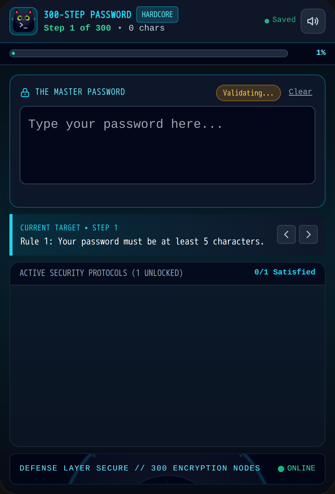 Super hard password cover