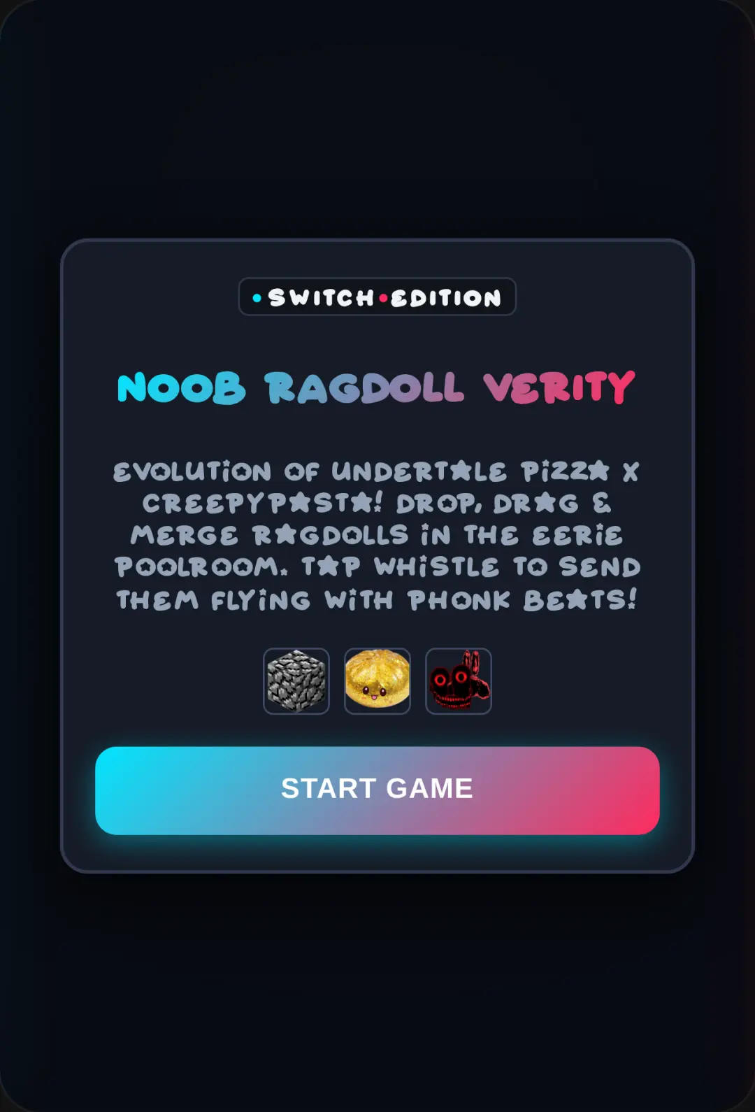 Noob Ragdoll Verity: Merge & Whistle Simulator cover