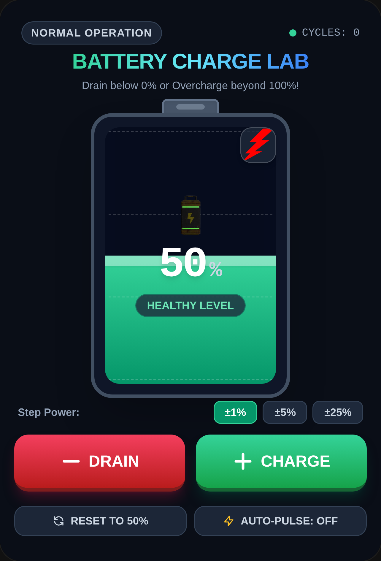 Battery Charge Game cover