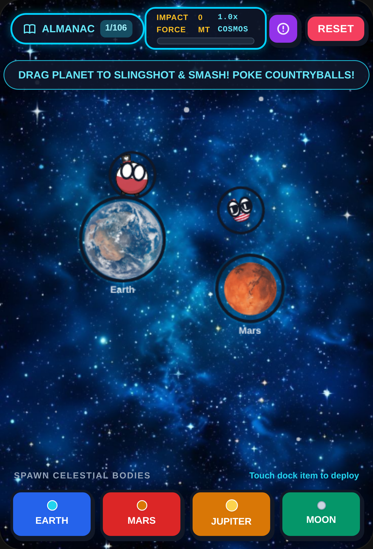 Cosmic Planet Smash and Countryballs cover