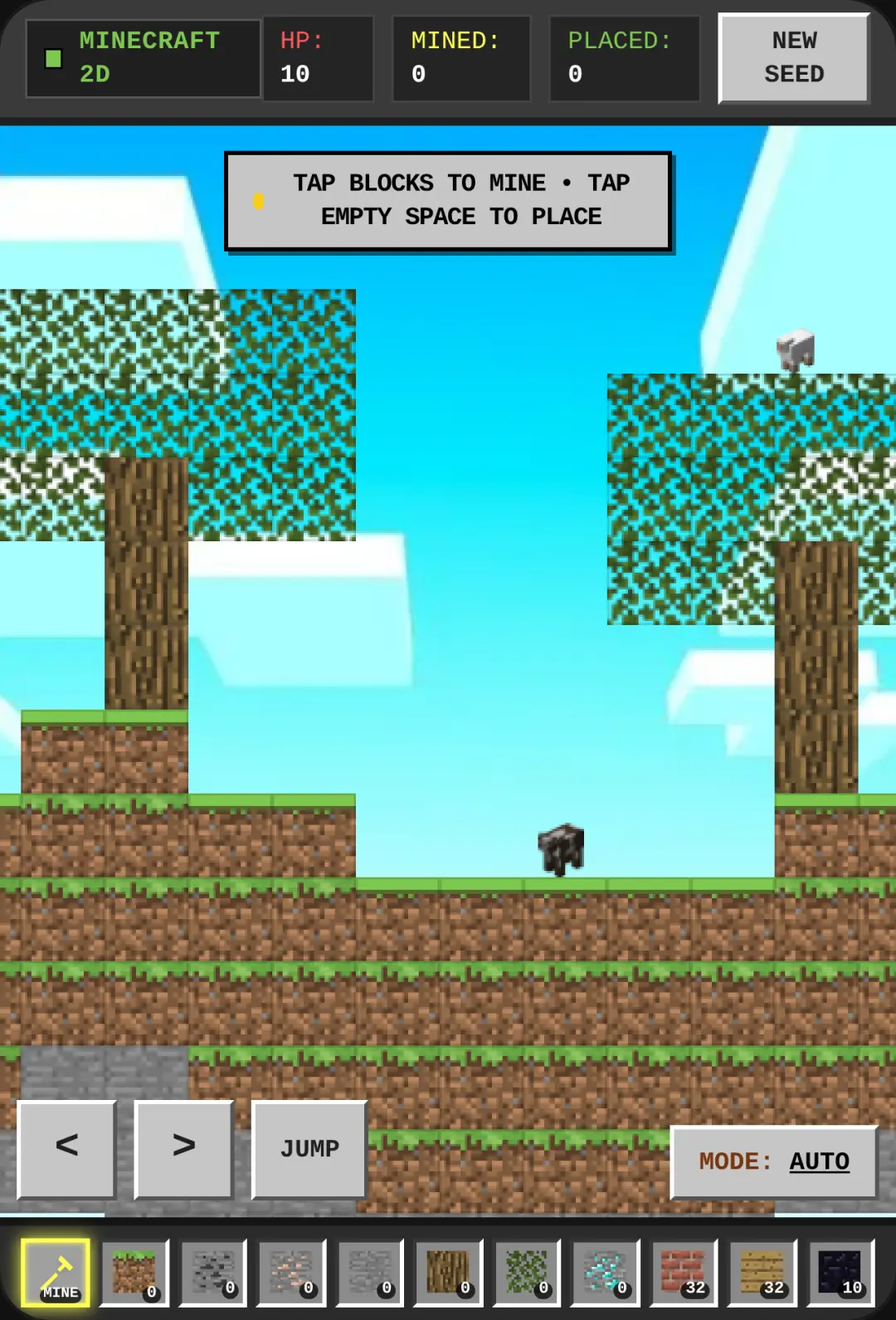 Minecraft 2D cover