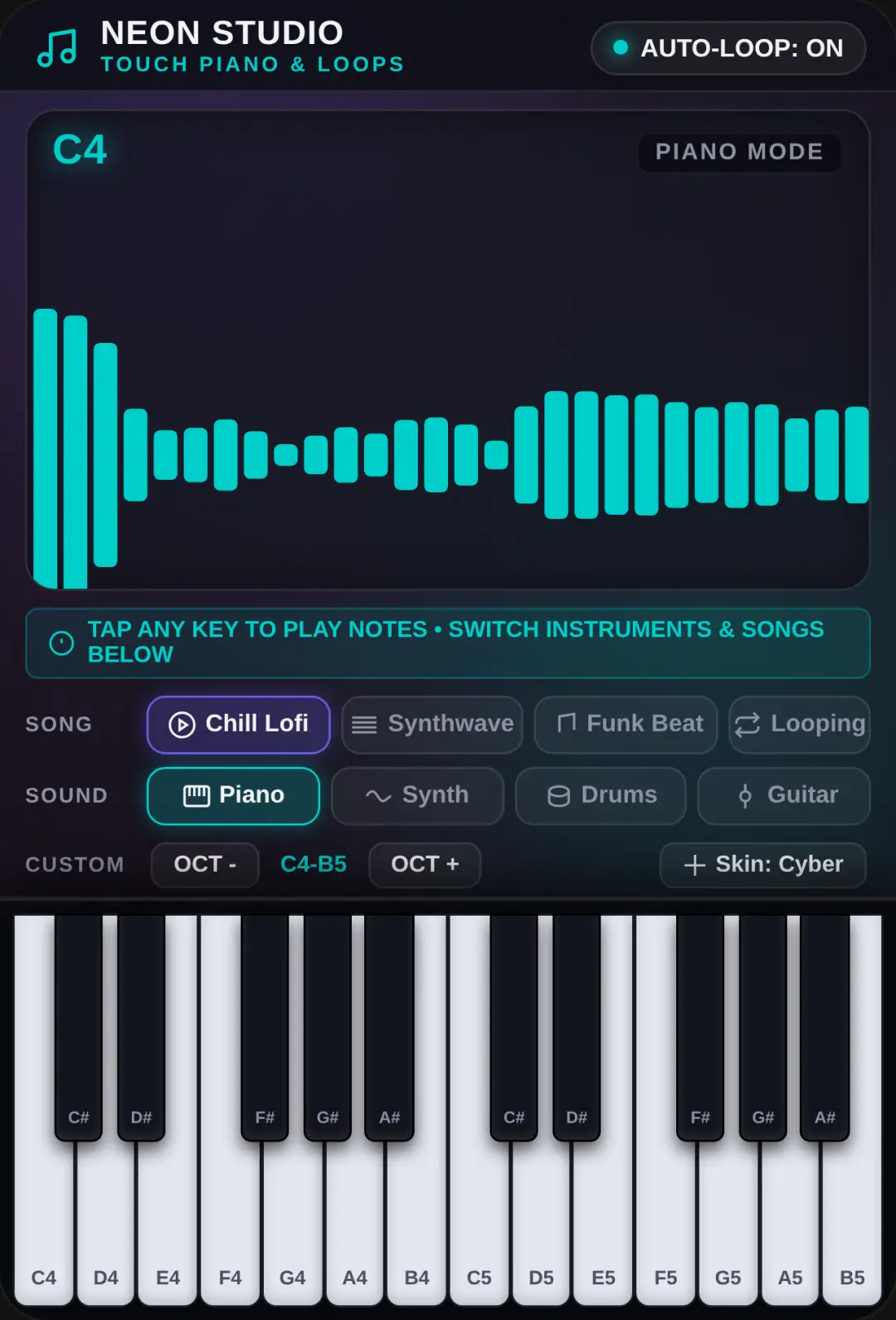 Neon Studio Piano cover