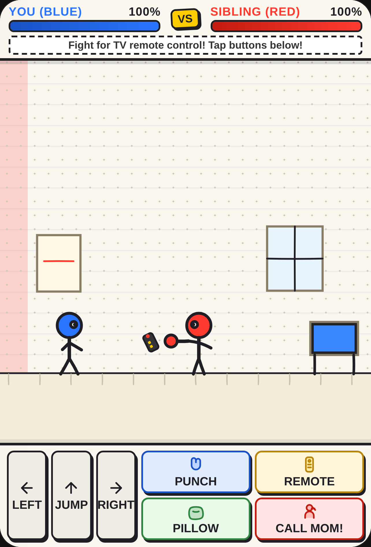 Sibling Showdown: Blue vs Red cover