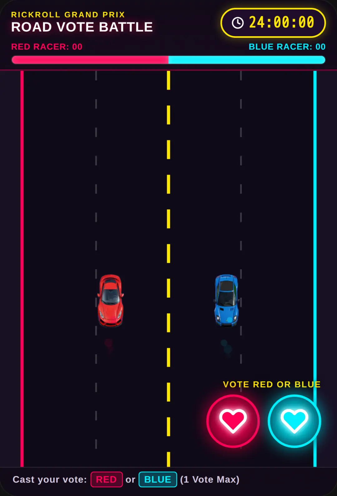 Rickroll Race: The Quad Vote cover