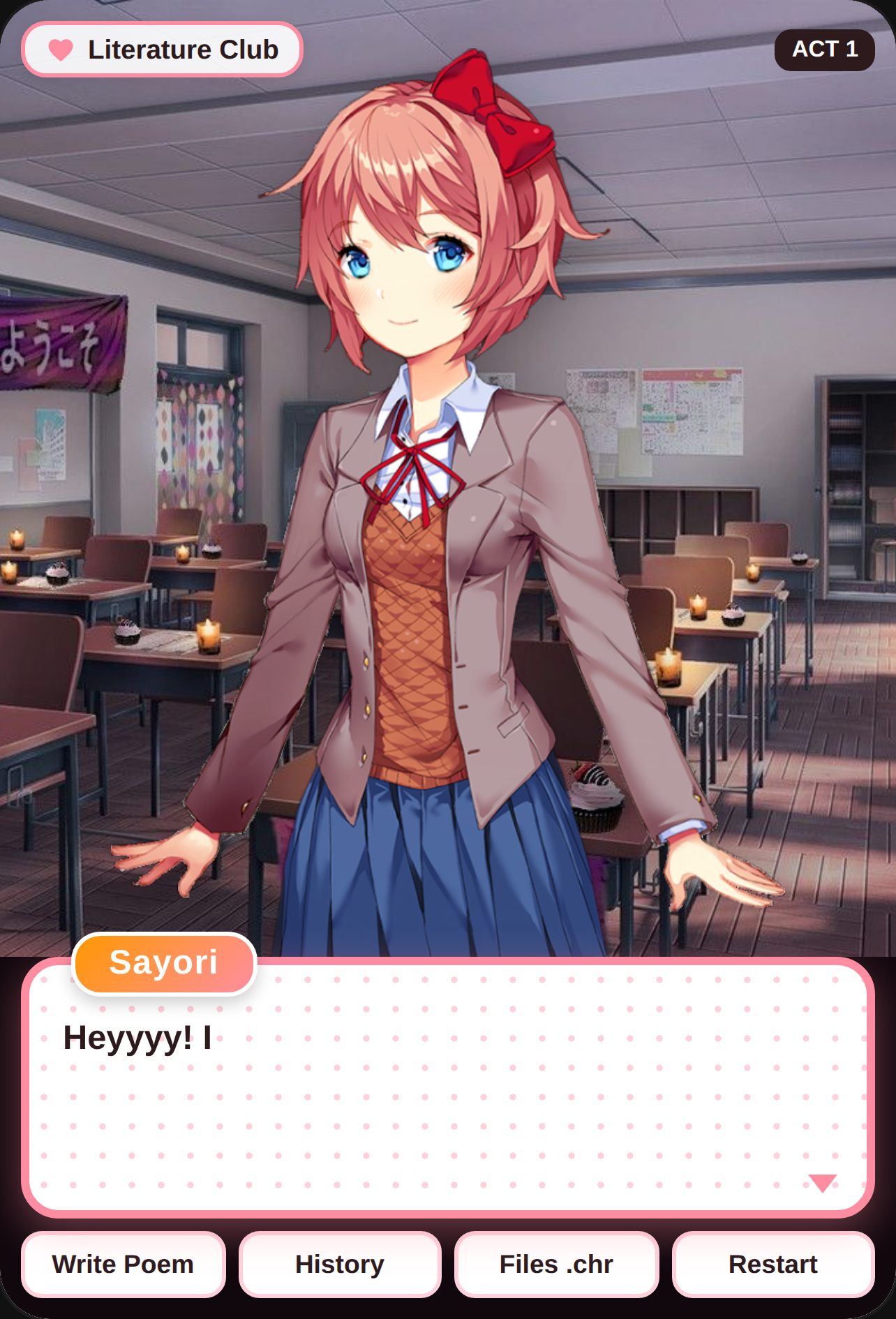 Doki Doki Literature Club cover